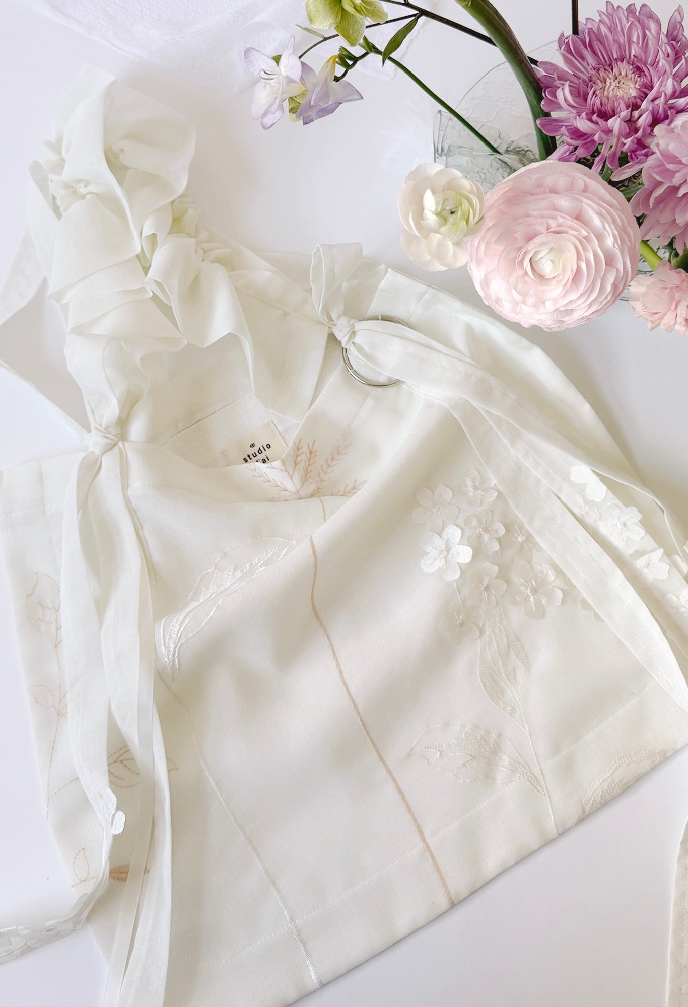 ALIYA TOTE - IVORY FLORAL