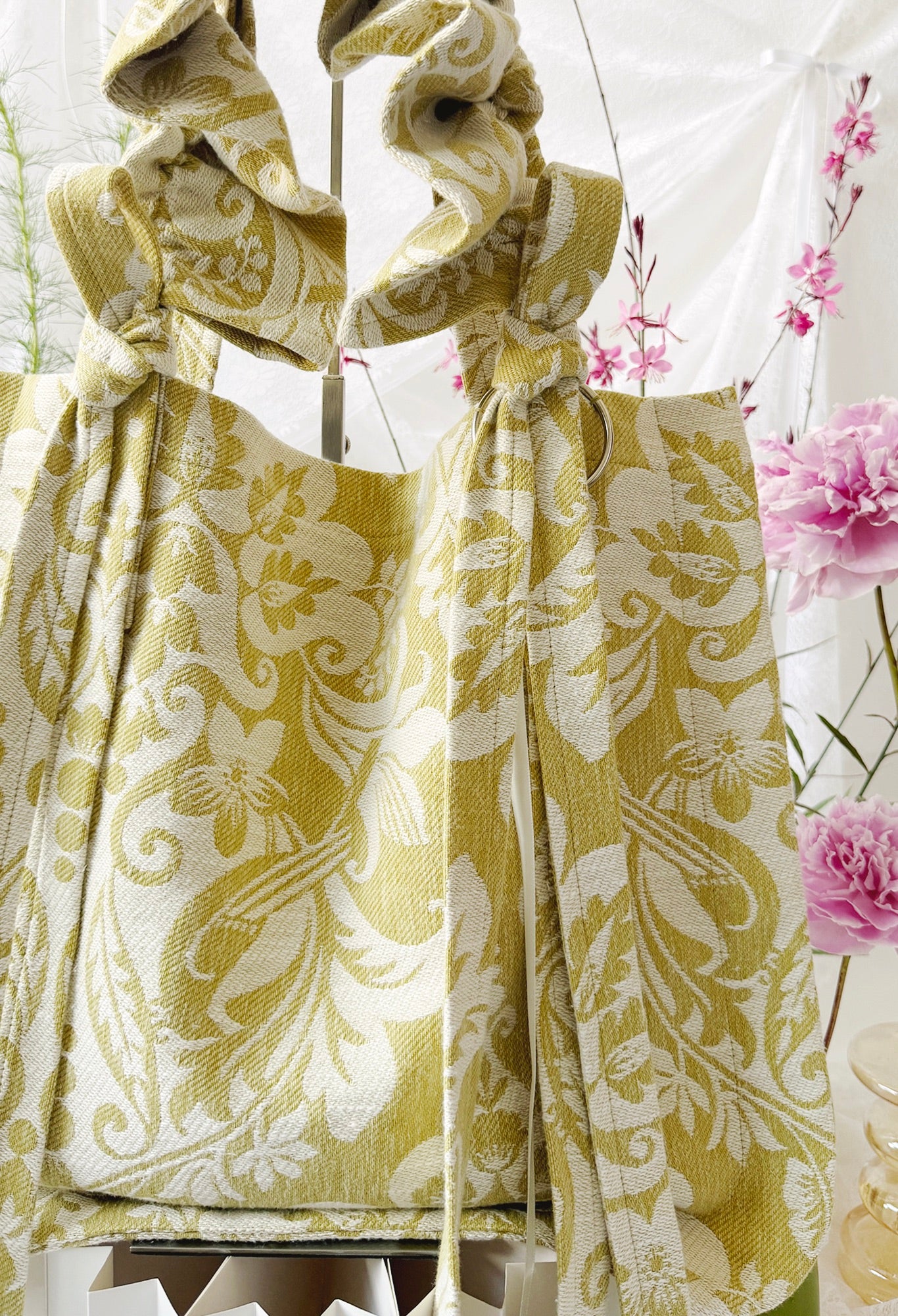 ALIYA TOTE - CHARTREUSE TWILL
