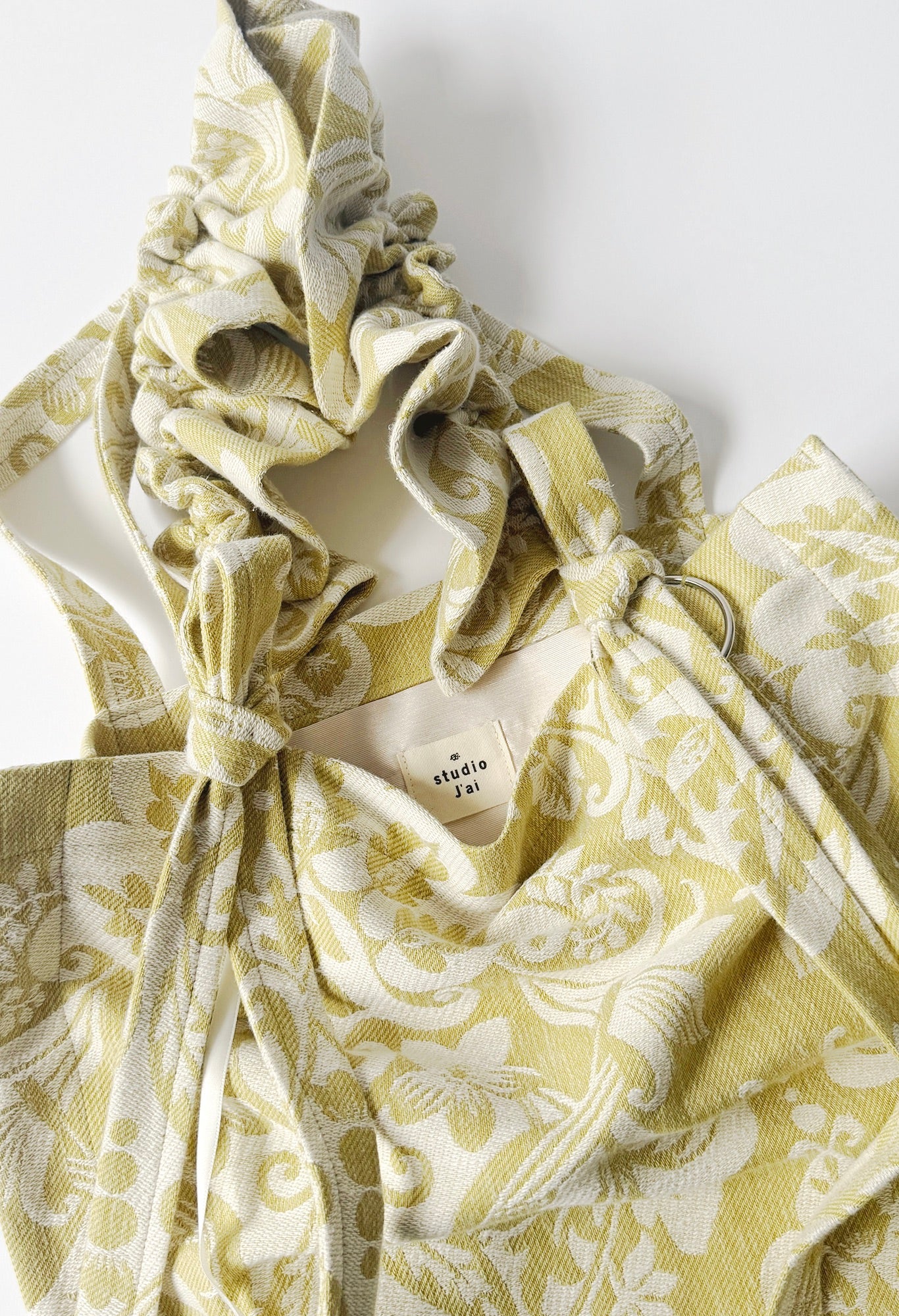 ALIYA TOTE - CHARTREUSE TWILL