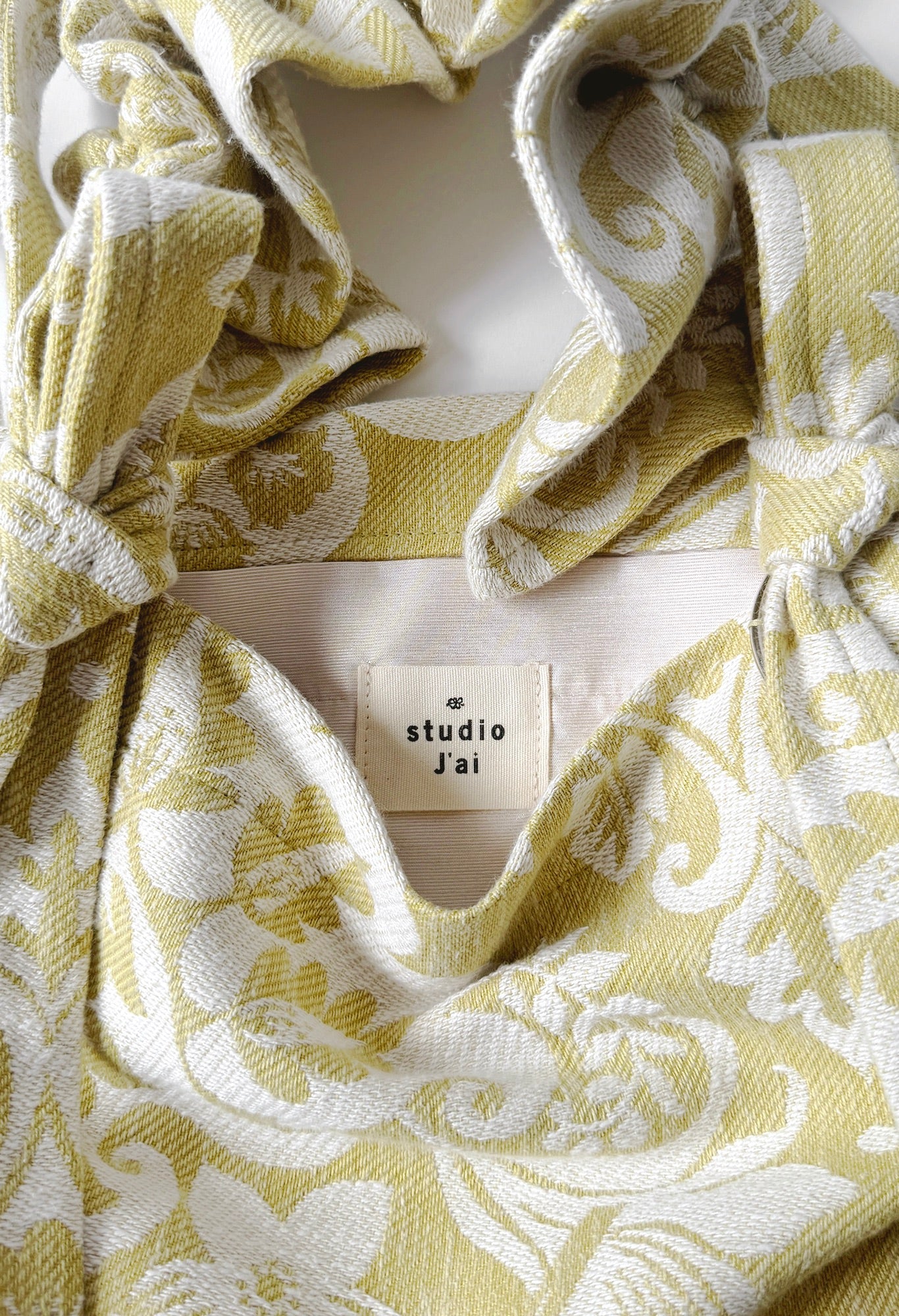 ALIYA TOTE - CHARTREUSE TWILL