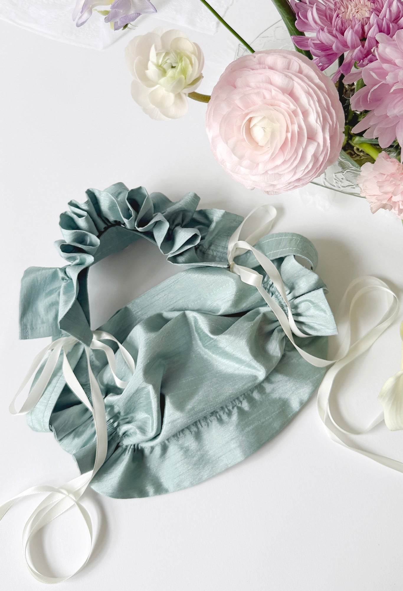 ZIA BAG - BLUE TAFFETA