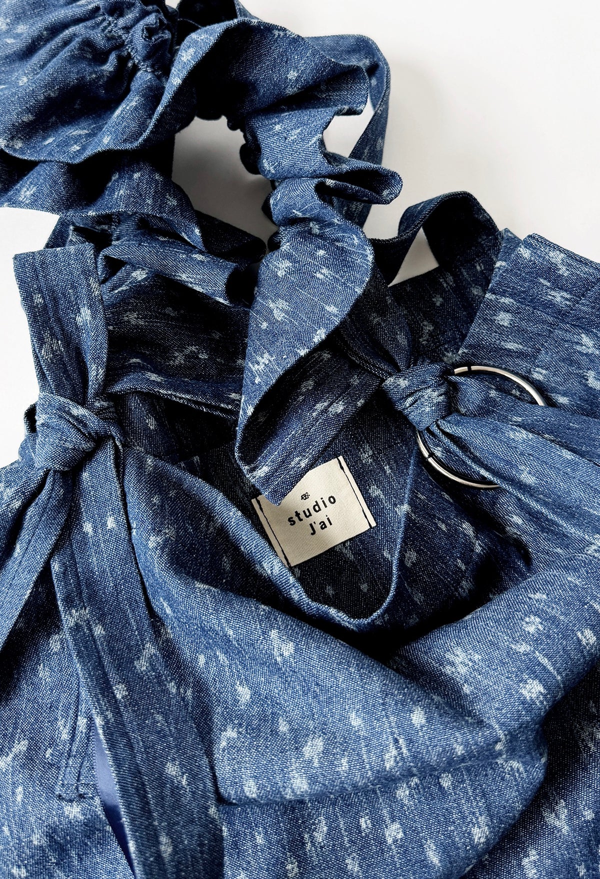 ALIYA TOTE - INDIGO CHAMBRAY