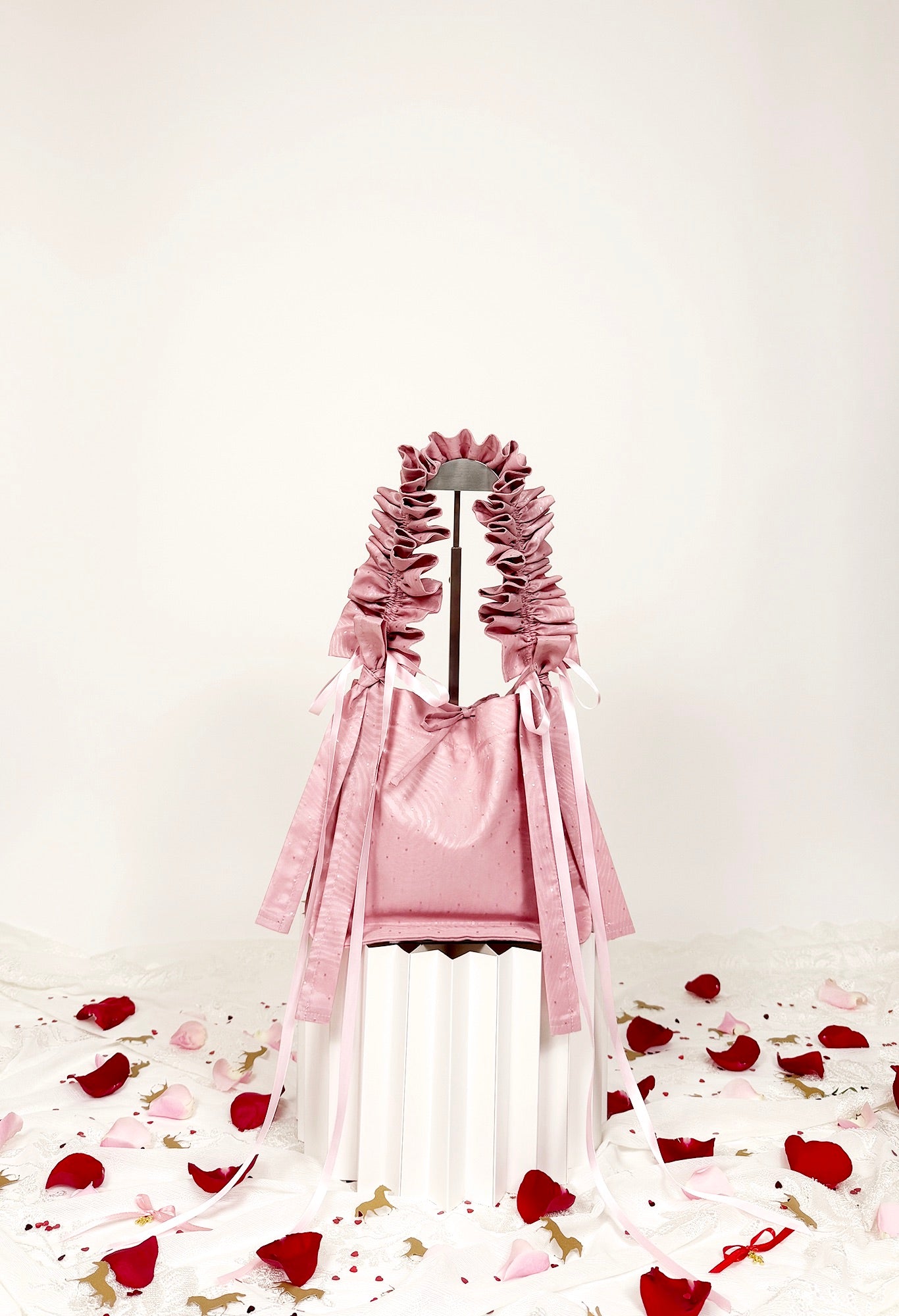 NANO ALIYA BAG - DUSTY PINK NYLON