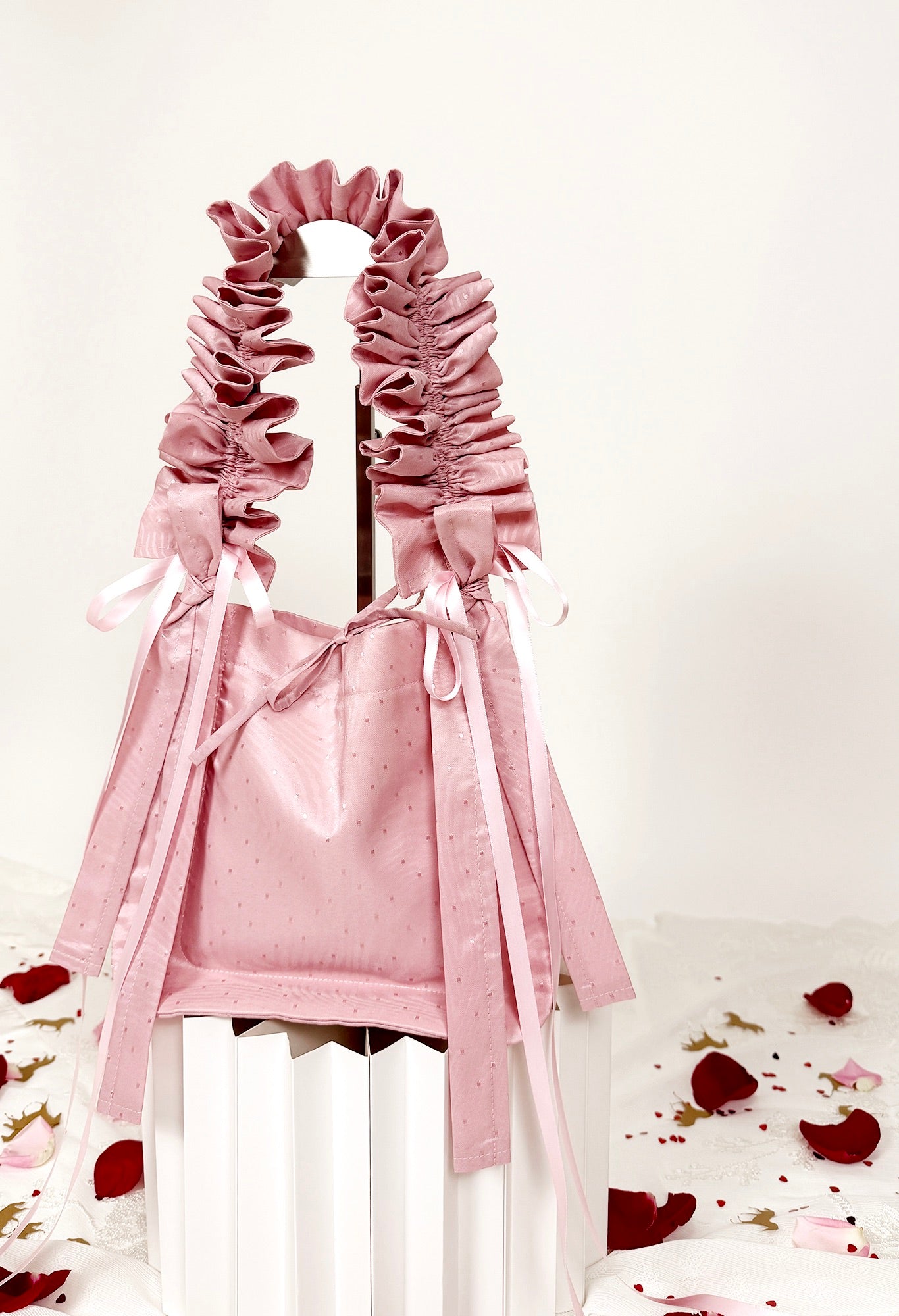 NANO ALIYA BAG - DUSTY PINK NYLON