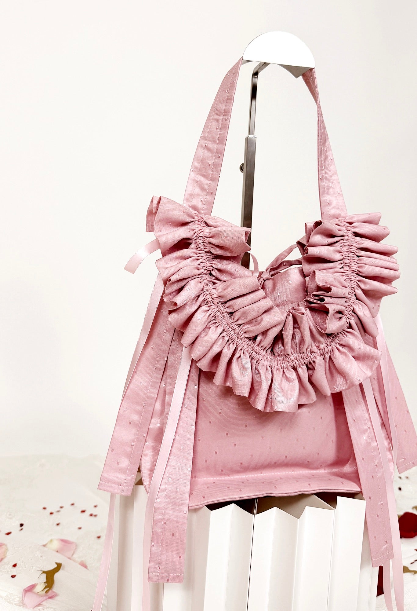 NANO ALIYA BAG - DUSTY PINK NYLON