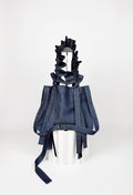 MINI ALIYA CROSSBODY TOTE - PATTERNED DARK DENIM