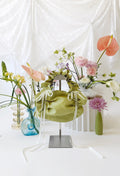 ZIA BAG - GREEN TAFFETA