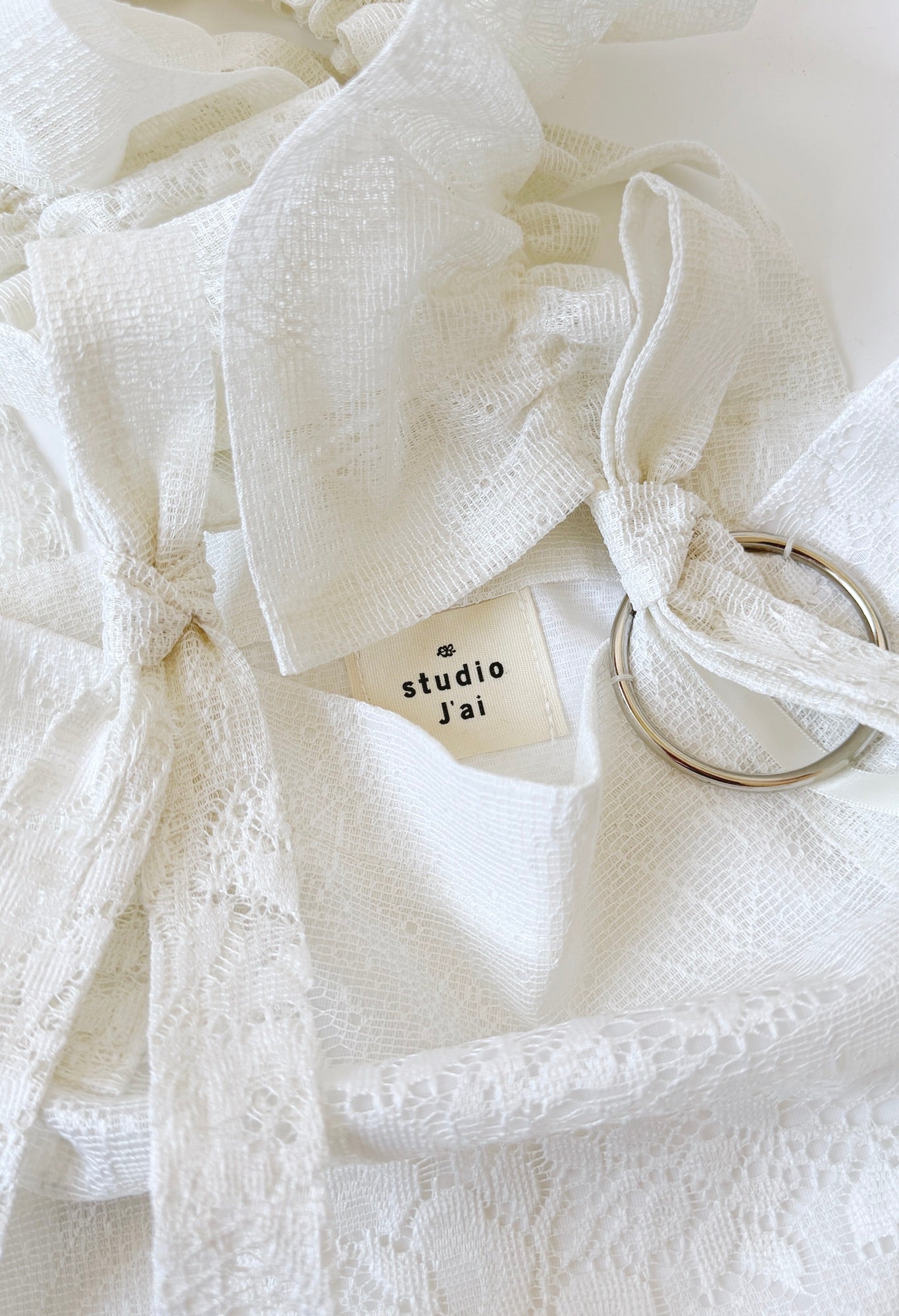 MINI ALIYA TOTE - IVORY LACE