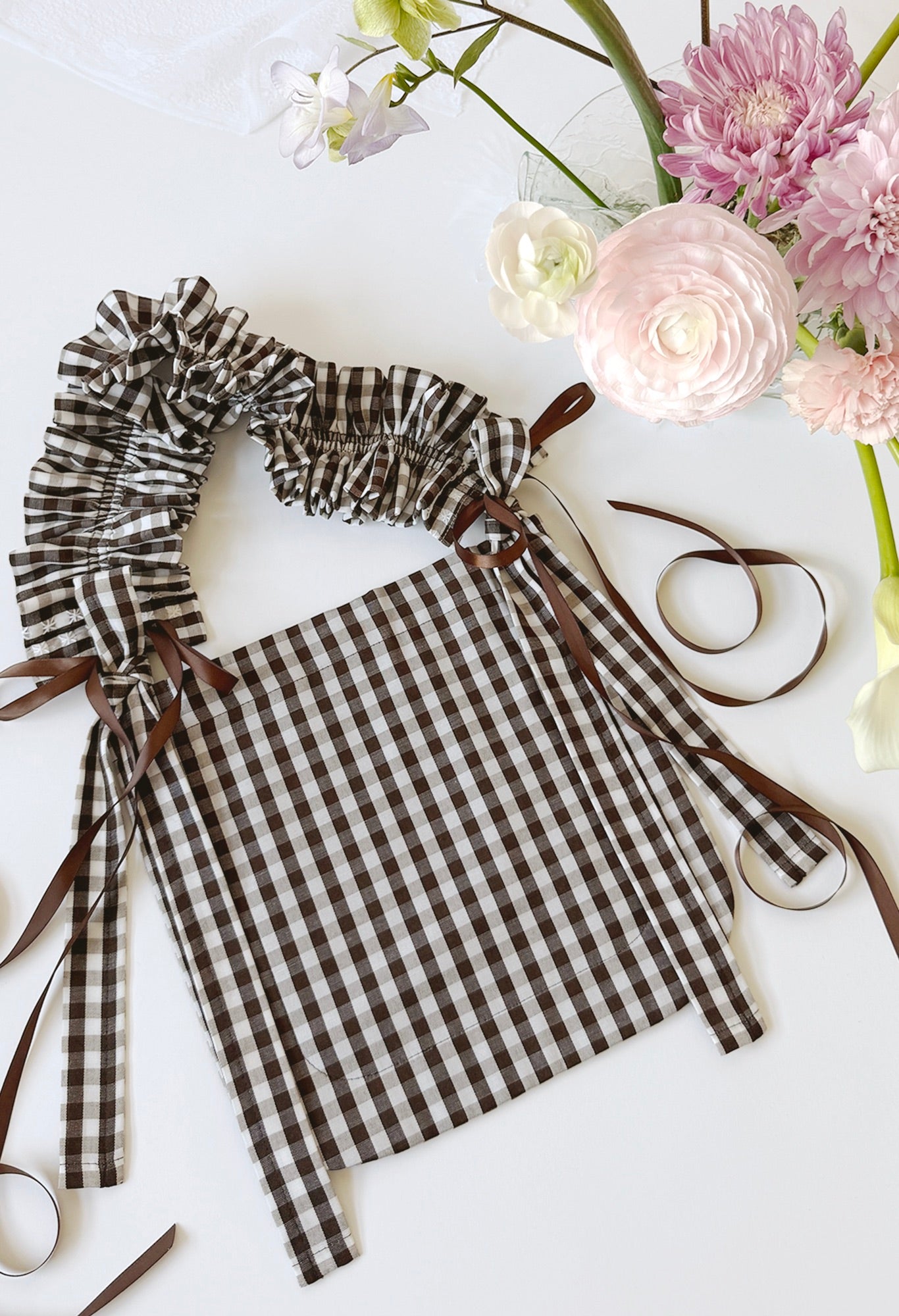 NANO ALIYA BAG - BROWN GINGHAM