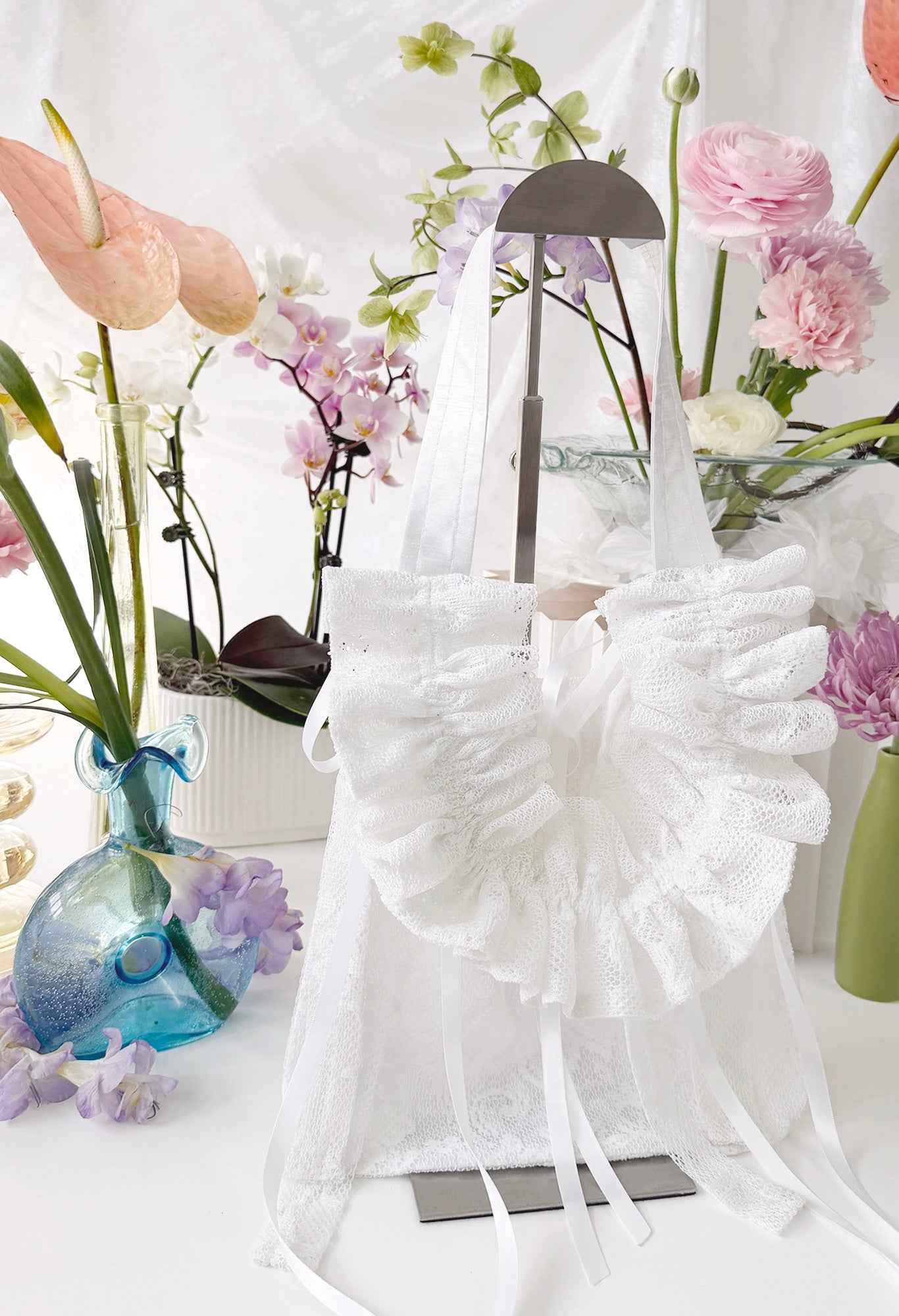 NANO ALIYA BAG - WHITE LACE