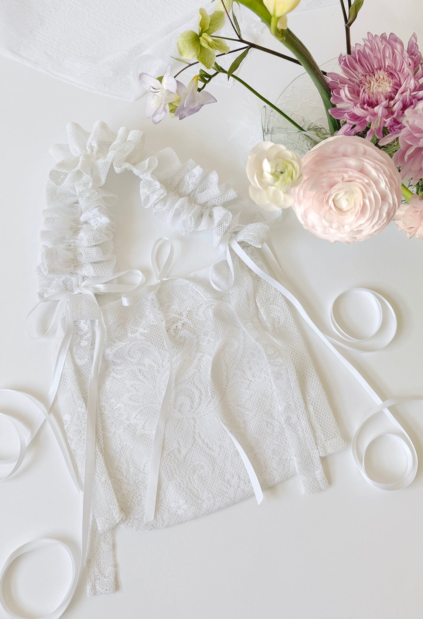 NANO ALIYA BAG - WHITE LACE