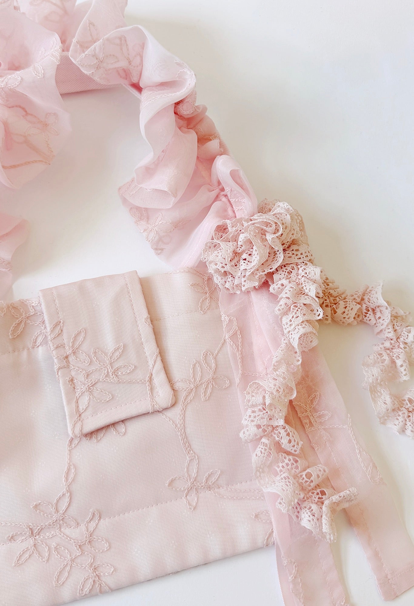 NAIA SHOULDER BAG - PINK VOILE