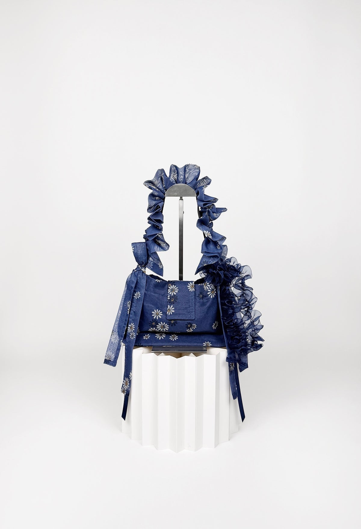 NAIA SHOULDER BAG - DARK BLUE VOILE
