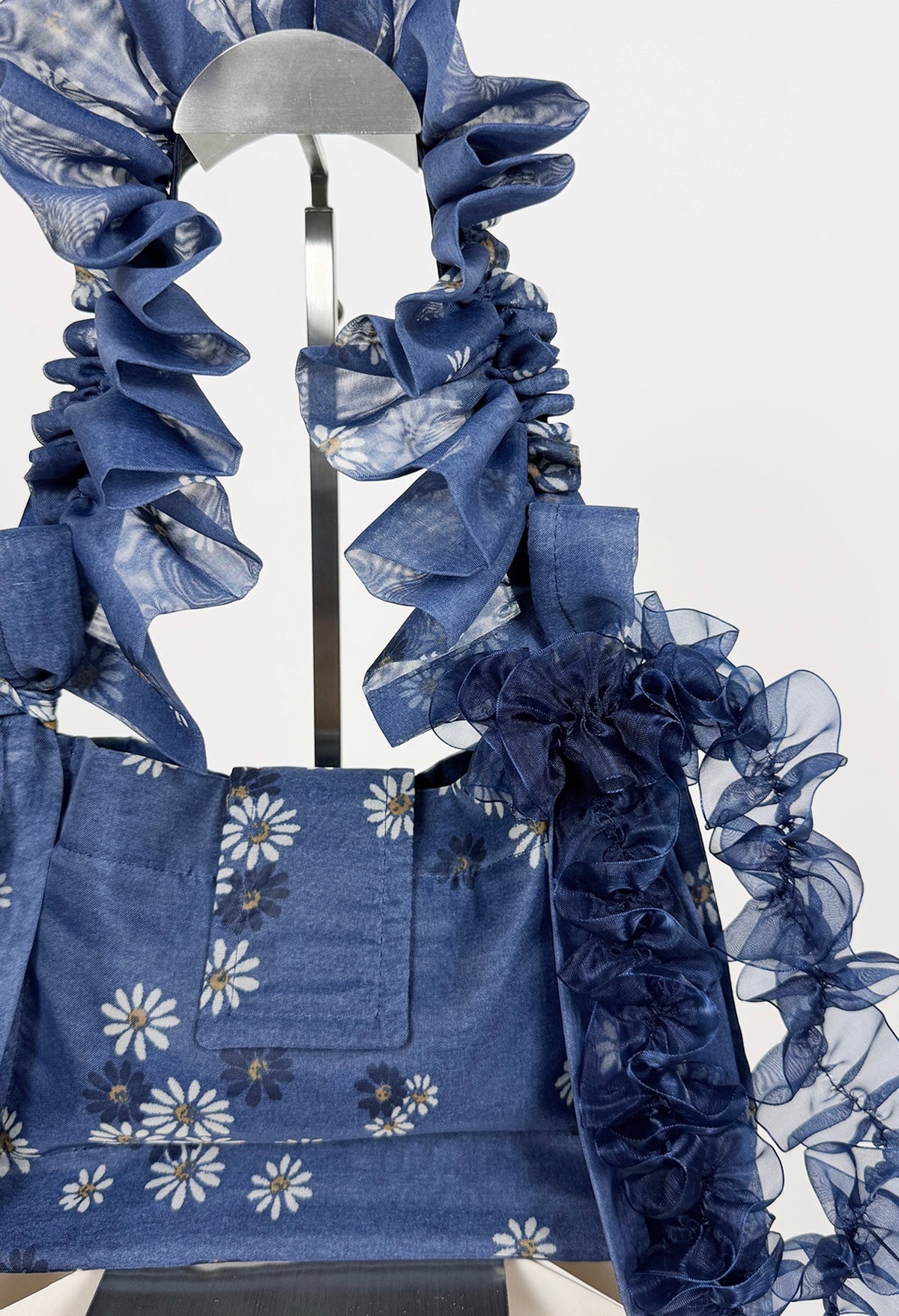 NAIA SHOULDER BAG - DARK BLUE VOILE