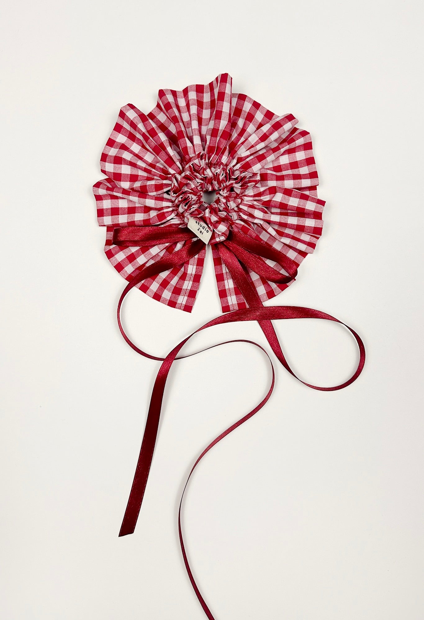 GINGHAM SCRUNCHIE