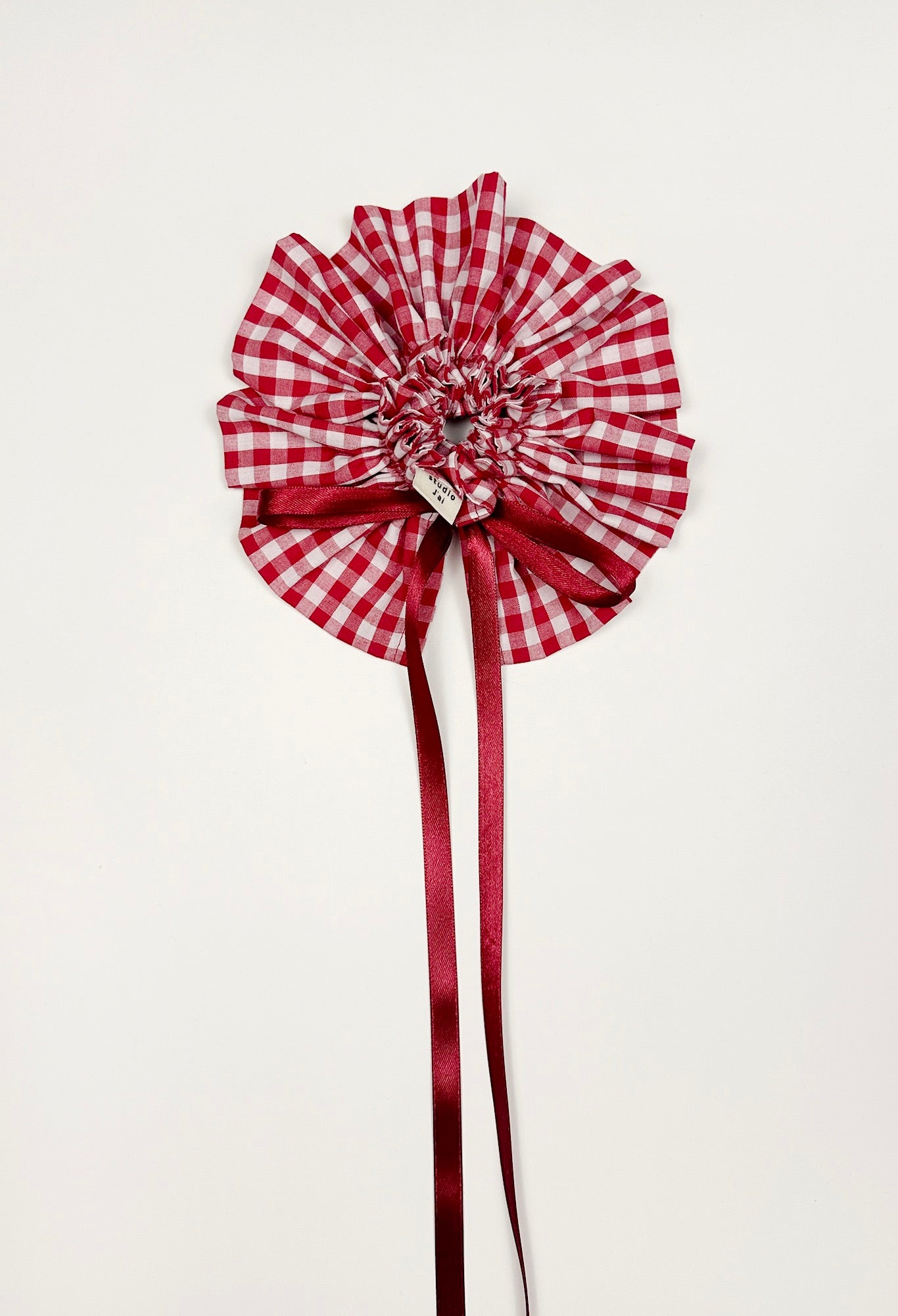 GINGHAM SCRUNCHIE