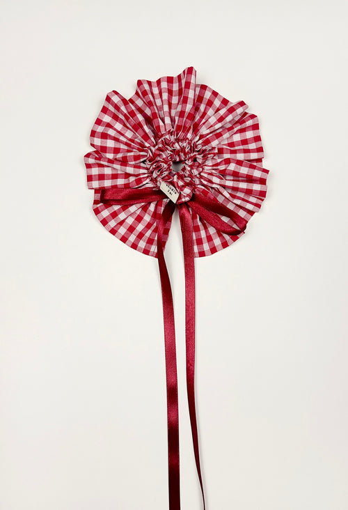 GINGHAM SCRUNCHIE