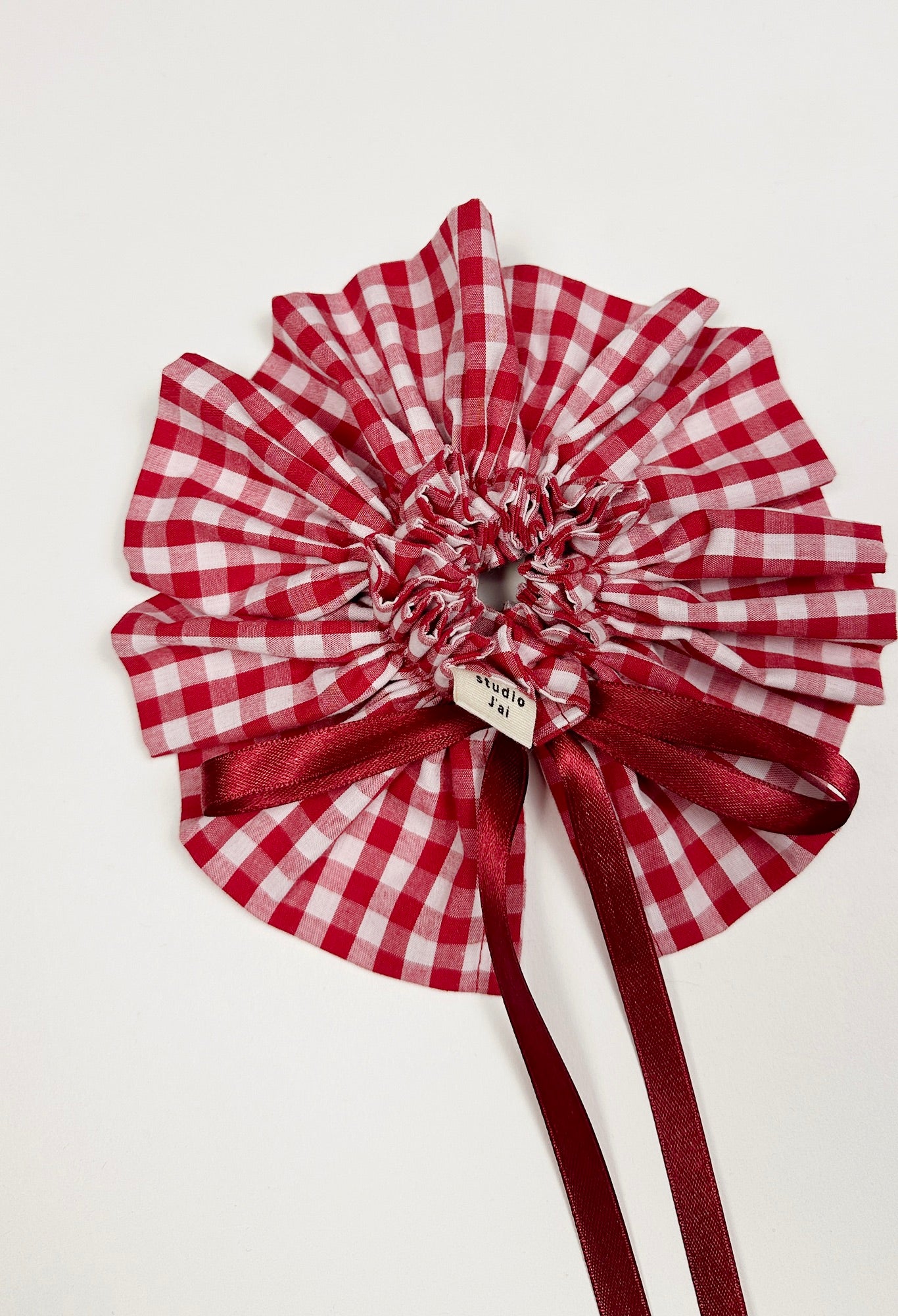 GINGHAM SCRUNCHIE
