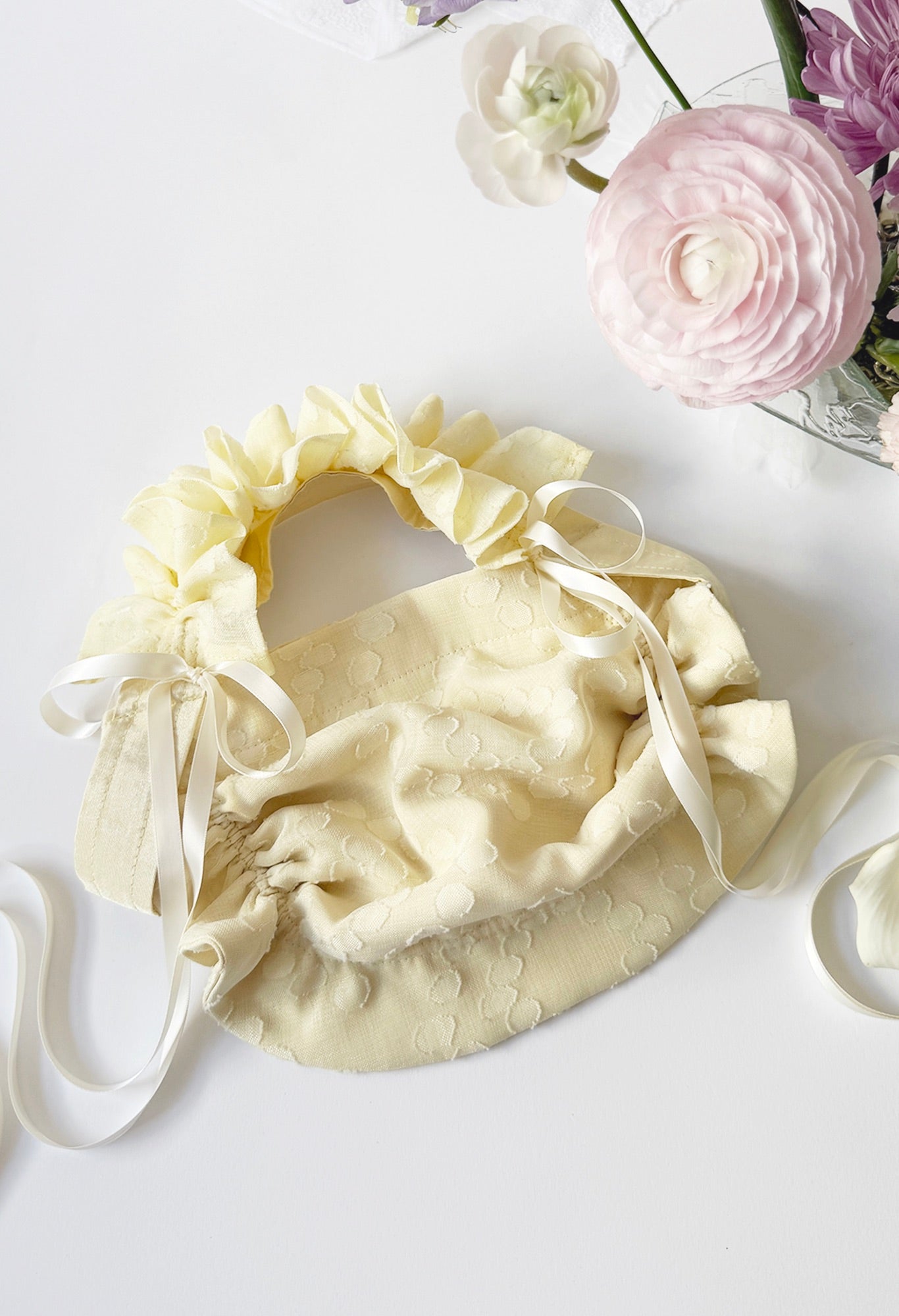 ZIA BAG - YELLOW DOTTED VOILE